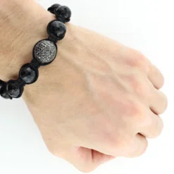 Disco Ball Black Diamond Bracelet 5.50ct 14K Black Plated Gold -Outlet Bijou Lush Store disco ball black diamond bracelet 550ct 14k gold p 48239bod