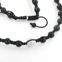 Disco Ball Diamond Necklace 0.85ct -Outlet Bijou Lush Store disco ball diamond necklace 085ct hip hop jewelry p 45401back