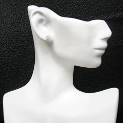 Discount Diamond Earrings 14K White Gold Diamond Stud Earrings .44 -Outlet Bijou Lush Store discount diamond earrings 14k diamond stud earrings 44 p 6904bod