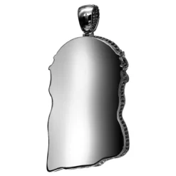 Genuine Black Diamond Jesus Pendant Sterling Silver Jesus Head Piece 12ct 7 Genuine Black Diamond Jesus Pendant Sterling Silver Jesus Head Piece 12ct -Outlet Bijou Lush Store genuine black diamond jesus pendant sterling silver jesus head piece 12ct 000894 back