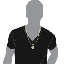 Genuine Diamond 10K Yellow Gold Dollar Sign Pendant For Men 1.65ct Medallion 12 Genuine Diamond 10K Yellow Gold Dollar Sign Pendant For Men 1.65ct Medallion -Outlet Bijou Lush Store genuine diamond real 10k gold dollar sign pendant for men 1 65ct medallion bodye