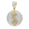 Genuine Diamond 10K Yellow Gold Dollar Sign Pendant For Men 1.65ct Medallion 1 Genuine Diamond 10K Yellow Gold Dollar Sign Pendant For Men 1.65ct Medallion -Outlet Bijou Lush Store genuine diamond real 10k gold dollar sign pendant for men 1 65ct medallion mainye