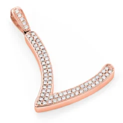 Gold Diamond Initial Pendant 2ct 10K White Gold Any Letter 9 Gold Diamond Initial Pendant 2ct 10K White Gold Any Letter -Outlet Bijou Lush Store gold diamond initial pendant 2ct 10k any letter ro