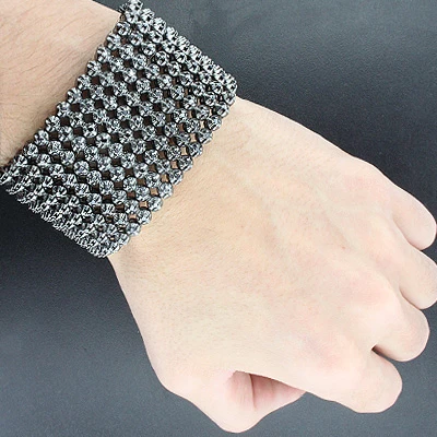 Hip Hop 10K Black Gold Custom 9 Row Black Diamond Bracelet 5 Hip Hop 10K Black Gold Custom 9 Row Black Diamond Bracelet - Image 3