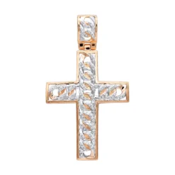 Hip Hop 10K Yellow Gold Cuban Link Chain Diamond Cross Pendant For Men 10 Hip Hop 10K Yellow Gold Cuban Link Chain Diamond Cross Pendant For Men -Outlet Bijou Lush Store hip hop jewelry 10k gold cuban link chain diamond cross pendant for men ro