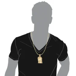 Hip Hop 14K Yellow Gold Round Diamond Jesus Head Pendant 3.5ct By Luxurman 12 Hip Hop 14K Yellow Gold Round Diamond Jesus Head Pendant 3.5ct By Luxurman -Outlet Bijou Lush Store hip hop jewelry 14k gold round diamond jesus head pendant 35ct by luxurman bodye