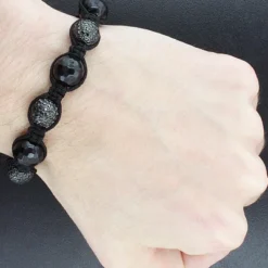 Hip Hop Black Diamond Disco Ball Bracelet 10ct -Outlet Bijou Lush Store hip hop jewelry black diamond disco ball bracelet 10ct p 45049bod