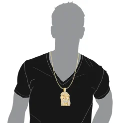 Real Hip Hop Large 14K White Gold Diamond Jesus Face Pendant 7ct 12 Real Hip Hop Large 14K White Gold Diamond Jesus Face Pendant 7ct -Outlet Bijou Lush Store hip hop jewelry diamond jesus face pendant 355ct p 23047 bodye