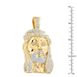 Real Hip Hop Large 14K White Gold Diamond Jesus Face Pendant 7ct 13 Real Hip Hop Large 14K White Gold Diamond Jesus Face Pendant 7ct -Outlet Bijou Lush Store hip hop jewelry diamond jesus face pendant 355ct p 23047 rulerye 20201203