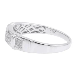 Inexpensive Men's Diamond Wedding Band 0.18ct 10K Yellow Gold -Outlet Bijou Lush Store inexpensive mens diamond wedding band 018ct 10k gold backwh