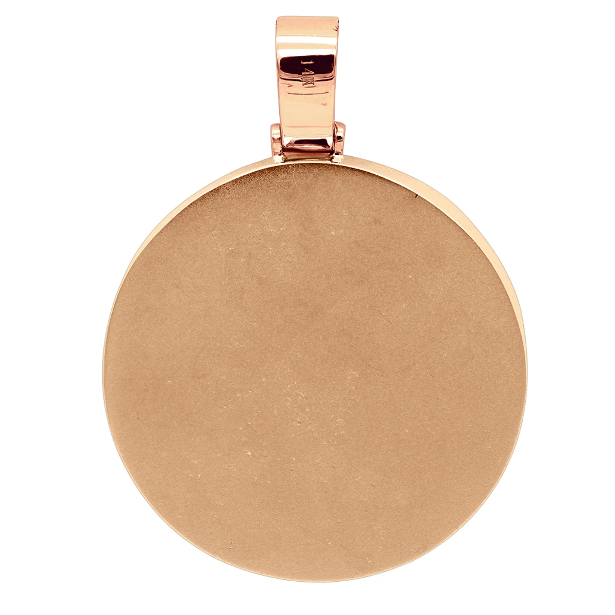 14K Yellow Gold Diamond Medallion Customizable Photo Memorial Pendant 3.7ct 8 14K Yellow Gold Diamond Medallion Customizable Photo Memorial Pendant 3.7ct - Image 6