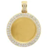 14K Yellow Gold Diamond Medallion Customizable Photo Memorial Pendant 3.7ct 1 14K Yellow Gold Diamond Medallion Customizable Photo Memorial Pendant 3.7ct -Outlet Bijou Lush Store jewelry 14k yellow gold diamond medallion customizable photo memorial pendant 37ct mainye