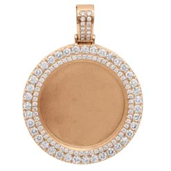 14K Yellow Gold Diamond Medallion Customizable Photo Memorial Pendant 3.7ct 12 14K Yellow Gold Diamond Medallion Customizable Photo Memorial Pendant 3.7ct -Outlet Bijou Lush Store jewelry 14k yellow gold diamond medallion customizable photo memorial pendant 37ct ro