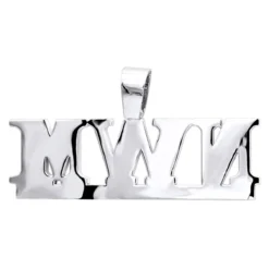 18 Karat 18K Yellow Gold Custom Made Name Plate 1 Carat Diamond Pendant For Men -Outlet Bijou Lush Store jewelry 18 karat gold custom made name plate 1 carat diamond pendant for men backwh