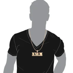 18 Karat 18K Yellow Gold Custom Made Name Plate 1 Carat Diamond Pendant For Men -Outlet Bijou Lush Store jewelry 18 karat gold custom made name plate 1 carat diamond pendant for men bodro