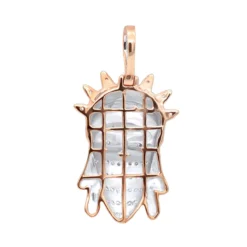 American Rebel 10K Yellow Gold Statue Of Liberty In Bandana Diamond Pendant -Outlet Bijou Lush Store jewelry american rebel real 10k gold statue of liberty in bandana diamond pendant backro 1