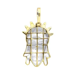 American Rebel 10K Yellow Gold Statue Of Liberty In Bandana Diamond Pendant -Outlet Bijou Lush Store jewelry american rebel real 10k gold statue of liberty in bandana diamond pendant backye 1