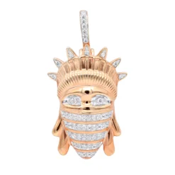 American Rebel 10K Yellow Gold Statue Of Liberty In Bandana Diamond Pendant -Outlet Bijou Lush Store jewelry american rebel real 10k gold statue of liberty in bandana diamond pendant ro 1