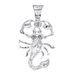 Egyptian Scorpion Diamond Pendant For Men 10K Yellow Gold By LUXURMAN 13 Egyptian Scorpion Diamond Pendant For Men 10K Yellow Gold By LUXURMAN -Outlet Bijou Lush Store jewelry antique style egyptian scorpion diamond pendant for men 10k gold by luxurman backwh