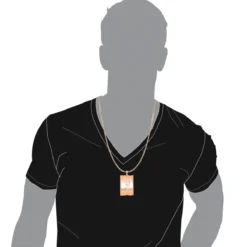 Custom-made 14K Rose Gold Diamond Unheard Pendant For Men 1.4Ct 16 Custom-made 14K Rose Gold Diamond Unheard Pendant For Men 1.4Ct -Outlet Bijou Lush Store jewelry custom made jewelry 14k gold diamond unheard pendant for men 14ct bodro