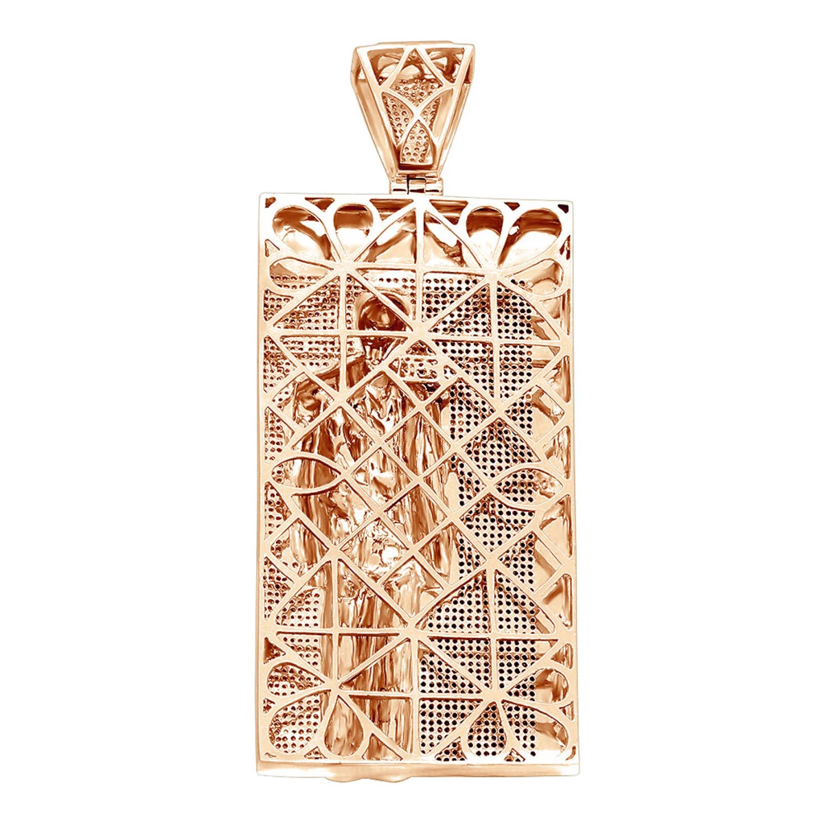 14K White Gold Tony Montana Scarface Character Diamond Pendant For Men 8 14K White Gold Tony Montana Scarface Character Diamond Pendant For Men - Image 6