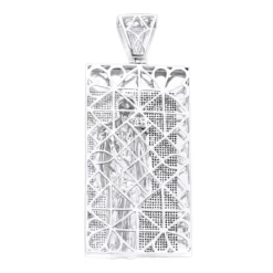 14K White Gold Tony Montana Scarface Character Diamond Pendant For Men 17 14K White Gold Tony Montana Scarface Character Diamond Pendant For Men -Outlet Bijou Lush Store jewelry custom real 14k gold tony montana scarface character diamond pendant for men backwh