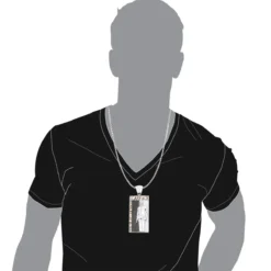 14K White Gold Tony Montana Scarface Character Diamond Pendant For Men 20 14K White Gold Tony Montana Scarface Character Diamond Pendant For Men -Outlet Bijou Lush Store jewelry custom real 14k gold tony montana scarface character diamond pendant for men bodwh