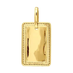 Engravable 2 Carat Black And White Diamond Dog Tag Pendant For Men 14K White Gold 14 Engravable 2 Carat Black And White Diamond Dog Tag Pendant For Men 14K White Gold -Outlet Bijou Lush Store jewelry engravable 2 carat black and white diamond dog tag pendant for men 14k gold 000868 backye 1