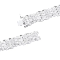 Fully Iced Out VS Diamond Bracelet For Men 14K Yellow Gold By Joe Rodeo 21 Carats -Outlet Bijou Lush Store jewelry fulliy iced out vs diamond bracelet for men in 14k gold by joe rodeo 21 carats backwh