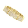Fully Iced Out VS Diamond Bracelet For Men 14K Yellow Gold By Joe Rodeo 21 Carats