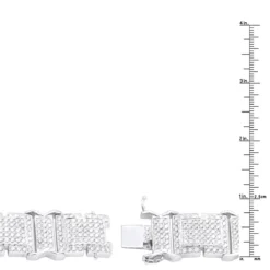 Fully Iced Out VS Diamond Bracelet For Men 14K Yellow Gold By Joe Rodeo 21 Carats -Outlet Bijou Lush Store jewelry fulliy iced out vs diamond bracelet for men in 14k gold by joe rodeo 21 carats rulerwh