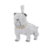 Genuine White Black Yellow Pink Diamond Bulldog Pendant 14K White Gold 17.23ct 2 Genuine White Black Yellow Pink Diamond Bulldog Pendant 14K White Gold 17.23ct -Outlet Bijou Lush Store jewelry genuine white black yellow pink diamond bulldog pendant in real 14k gold 1723ct mainwh