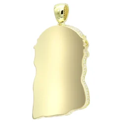 Large 18K Yellow Gold Hip Hop Jesus Face VS Diamond Pendant For Men 11 Large 18K Yellow Gold Hip Hop Jesus Face VS Diamond Pendant For Men -Outlet Bijou Lush Store jewelry hip hop jewelry piece large jesus face vs diamond pendant for men 18k gold backye