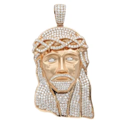 Large 18K Yellow Gold Hip Hop Jesus Face VS Diamond Pendant For Men 10 Large 18K Yellow Gold Hip Hop Jesus Face VS Diamond Pendant For Men -Outlet Bijou Lush Store jewelry hip hop jewelry piece large jesus face vs diamond pendant for men 18k gold ro