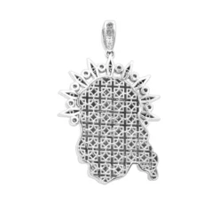 Unique Hip Hop Large Diamond 14K White Gold Jesus Head Pendant 11 Unique Hip Hop Large Diamond 14K White Gold Jesus Head Pendant -Outlet Bijou Lush Store jewelry hip hop jewelry pieces unique large diamond 14k gold jesus head pendant backwh