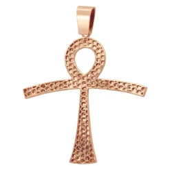 Large Symbol Of Life Egyptian Ankh Diamond Cross Pendant 14K White Gold 2.5ct -Outlet Bijou Lush Store jewelry large symbol of life egyptian ankh diamond cross pendant in 14k gold 25ct backro