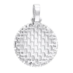 10K Yellow Gold Angel Diamond Medallion Pendant For Men 2.15 CT -Outlet Bijou Lush Store jewelry real 10k gold angel diamond medallion pendant for men 215 ct backwh