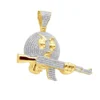 10K Yellow Gold Angry Emoji With AK47 Machine Gun Pendant With Diamonds 1.2ct 2 10K Yellow Gold Angry Emoji With AK47 Machine Gun Pendant With Diamonds 1.2ct -Outlet Bijou Lush Store jewelry real 10k gold angry emoji with ak47 machine gun pendant with diamonds 12ct mainye