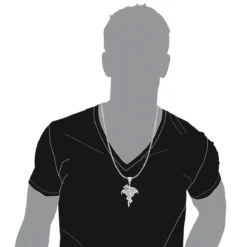 10K White Gold Diamond Dragon On A Sword Pendant For Men 7.25ct By Luxurman 12 10K White Gold Diamond Dragon On A Sword Pendant For Men 7.25ct By Luxurman -Outlet Bijou Lush Store jewelry real 10k gold diamond dragon on a sword pendant for men 725ct by luxurman bodwh 1