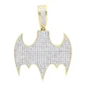 10K Yellow Gold Iced Out Batman Logo Pendant For Men 1 Carat Of Diamonds 2 10K Yellow Gold Iced Out Batman Logo Pendant For Men 1 Carat Of Diamonds -Outlet Bijou Lush Store jewelry real 10k gold iced out batman logo pendant for men 1 carat of diamonds mainye