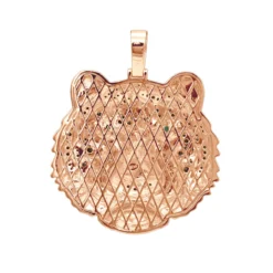 14K Yellow Gold Tiger Head Diamond Pendant For Men 2.2ct Black Diamonds 15 14K Yellow Gold Tiger Head Diamond Pendant For Men 2.2ct Black Diamonds -Outlet Bijou Lush Store jewelry real 14k gold tiger head diamond pendant for men 22ct black diamonds backro