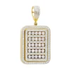 Unique 1.75 Carat Small Diamond 14K Yellow Gold Iced Out Dog Tag Pendant 1 Inch -Outlet Bijou Lush Store jewelry unique 175 carat small diamond 14k gold iced out dog tag pendant 1 inch 803177 mainye