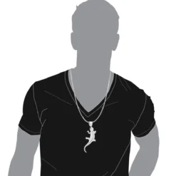 Unique Fully Iced Out Diamond Lizard Pendant 14K White Gold 14ct By Joe Rodeo -Outlet Bijou Lush Store jewelry unique fully iced out diamond lizard pendant in 14k gold 14ct by joe rodeo bodwh