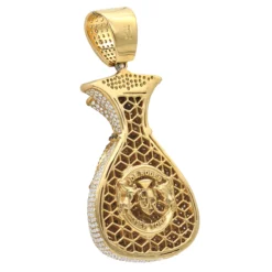 Joe Rodeo Hip Hop 14K Yellow Gold Diamond Money Bag Pendant For Men 13ct 14 Joe Rodeo Hip Hop 14K Yellow Gold Diamond Money Bag Pendant For Men 13ct -Outlet Bijou Lush Store joe rodeo hip hop jewelry solid 14k gold diamond money bag pendant for men 13ct 890953 backye
