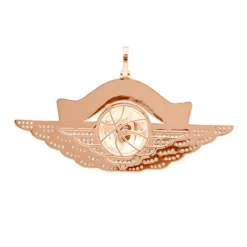 Large Custom Made Men's Diamond Basketball Pendant W Initials Solid 10K Yellow Gold -Outlet Bijou Lush Store large custom made mens diamond basketball pendant w initials solid 10k gold 000902 backro