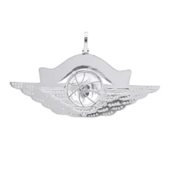 Large Custom Made Men's Diamond Basketball Pendant W Initials Solid 10K Yellow Gold -Outlet Bijou Lush Store large custom made mens diamond basketball pendant w initials solid 10k gold 000902 backwh