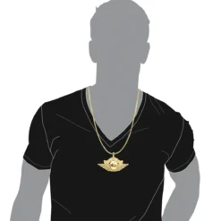 Large Custom Made Men's Diamond Basketball Pendant W Initials Solid 10K Yellow Gold -Outlet Bijou Lush Store large custom made mens diamond basketball pendant w initials solid 10k gold 000902 bodye