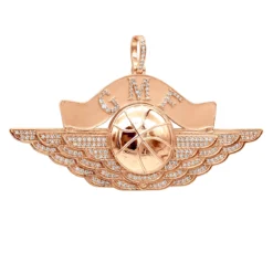 Large Custom Made Men's Diamond Basketball Pendant W Initials Solid 10K Yellow Gold -Outlet Bijou Lush Store large custom made mens diamond basketball pendant w initials solid 10k gold 000902 ro