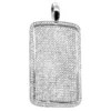 Large Diamond Dog Tag Pendant 14K White Gold Fully Iced Out Design 10.5ct -Outlet Bijou Lush Store large diamond dog tag pendant in 14k gold fully iced out design 10 5ct white