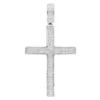 Large Men's Sterling Silver Diamond Cross Pendant 1.31ct 1 Large Men's Sterling Silver Diamond Cross Pendant 1.31ct -Outlet Bijou Lush Store large mens sterling silver diamond cross pendant 131ct wh